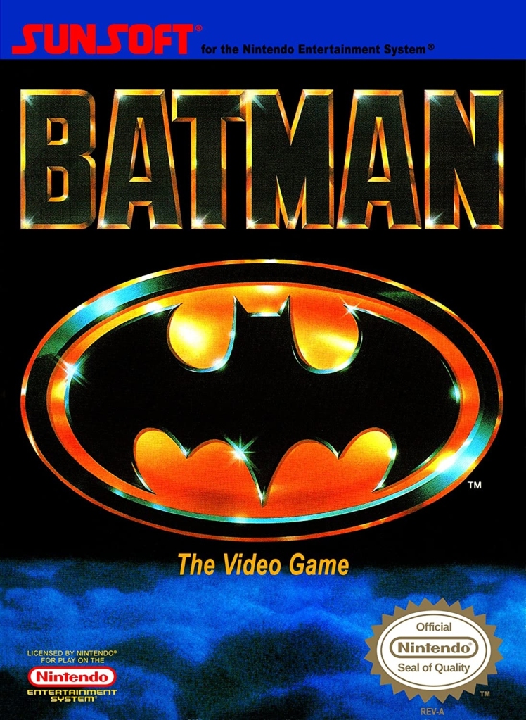 Batman: The Video Game (1990) NES box art