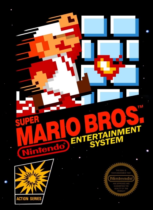 Super Mario Bros. (1985) NES box